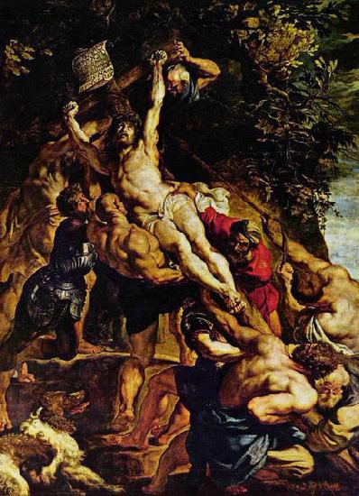 Peter Paul Rubens The Raising of the Cross, oil painting picture